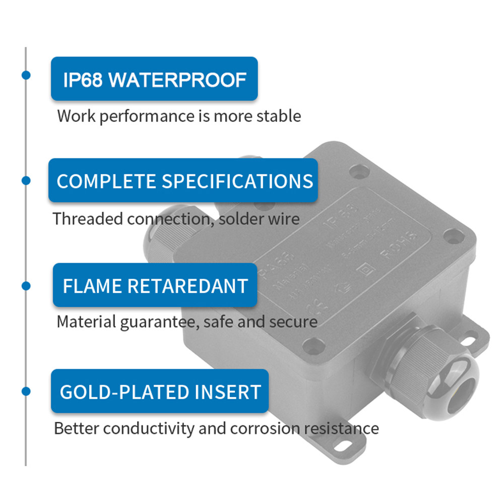 IP68 Outdoor Waterproof Juncti - огляд і ціна Outdoor Power Board Box