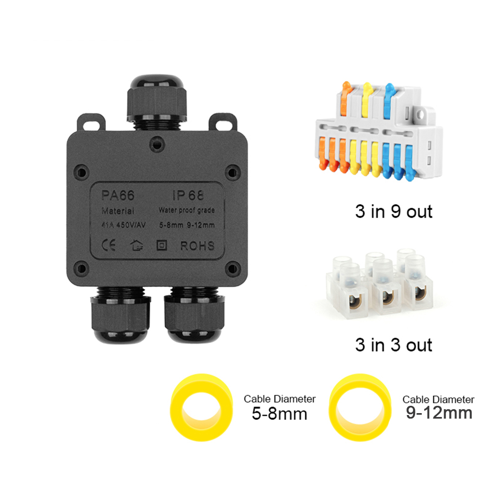 IP68 Outdoor Waterproof Juncti - огляд і ціна Outdoor Power Board Box