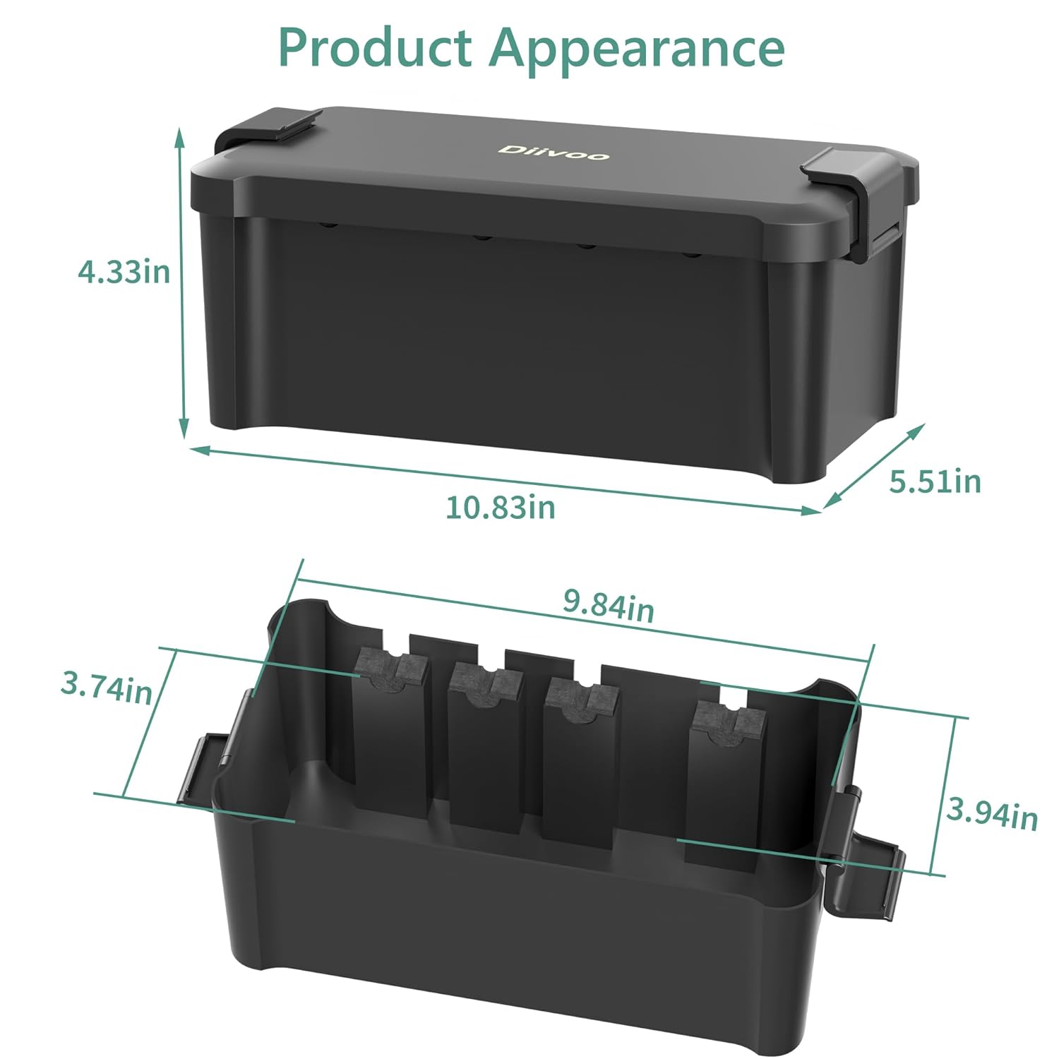 Diivoo Outdoor Waterproof Elec - огляд і ціна Outdoor Power Board Box