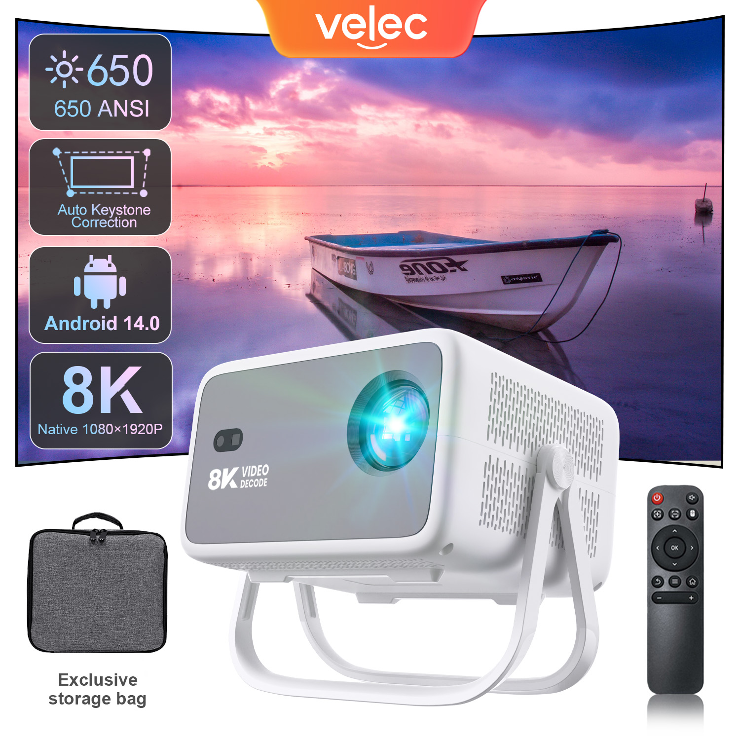 Velec New Projector 8K Video D - огляд і ціна Outdoor Power Module