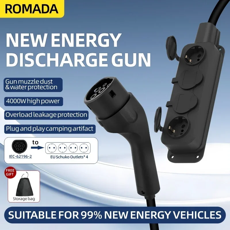 Portable 16A 4KW Electric Car  - огляд і ціна Outdoor Power Vac