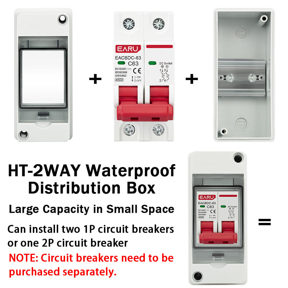 HT-2 IP65 Waterproof Distribut - огляд і ціна Outdoor Power Board Box
